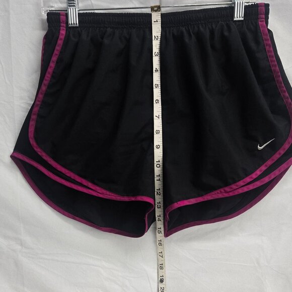 Nike Tempo Dri-FIT Women’s Running Shorts Black Pink Trim Size Large - Picture 9 of 13